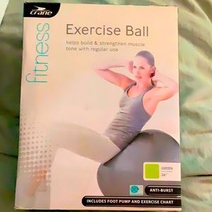 Fitness Exercise Ball 26 inch Green NWT